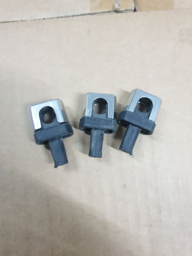 Abrazadera tubo cromado