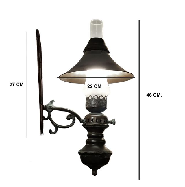 LAMPADA DA PARETE VINTAGE. LAMPADA ANTICA.