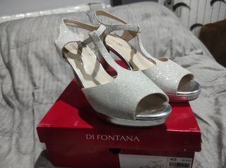 Sandalias tacón de fiesta