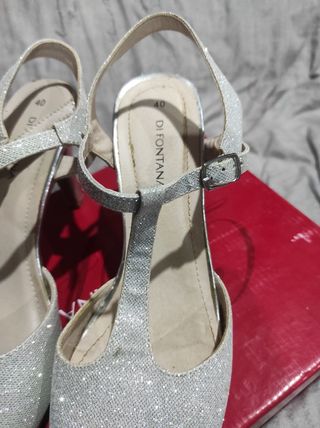 Sandalias tacón de fiesta