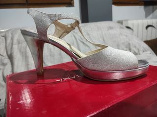 Sandalias tacón de fiesta