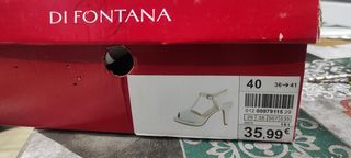 Sandalias tacón de fiesta