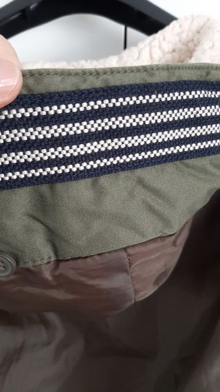 Parka 2 en 1, fina entrtiempo/ borreguito invierno