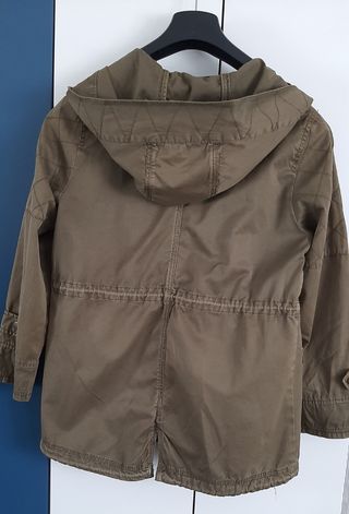 Parka 2 en 1, fina entrtiempo/ borreguito invierno