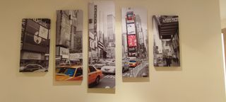 Cuadro New York Ikea 5 partes