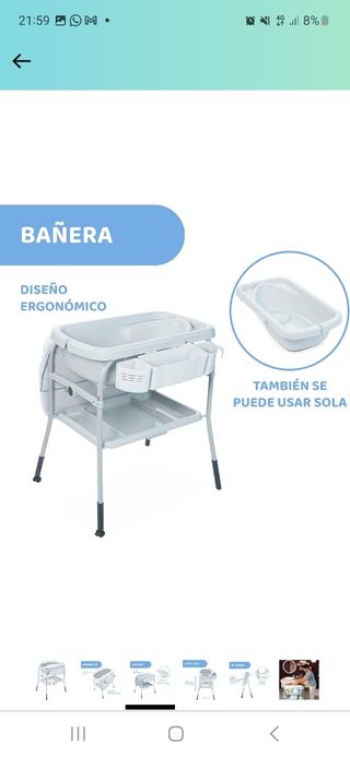 bañera bebe chicco