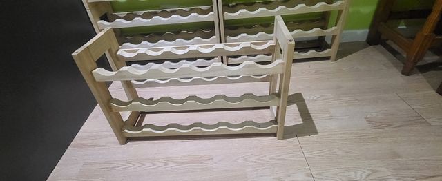 Botellero modular desmontable madera