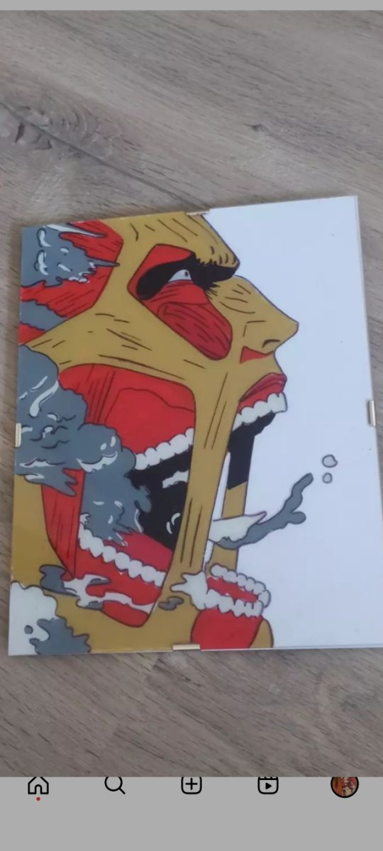 Cuadro cristal anime