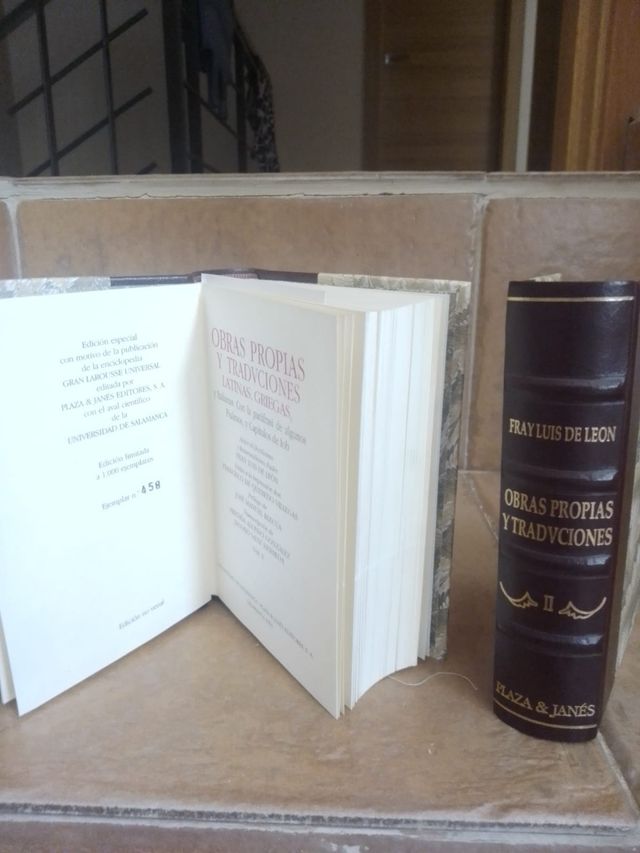 Obras Fray Luis de Leon