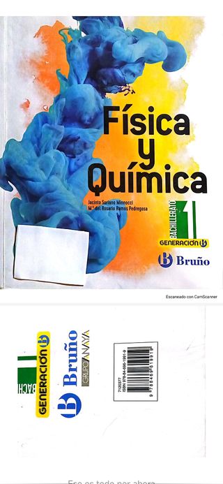 Libro Física y Química bachiller Bruño