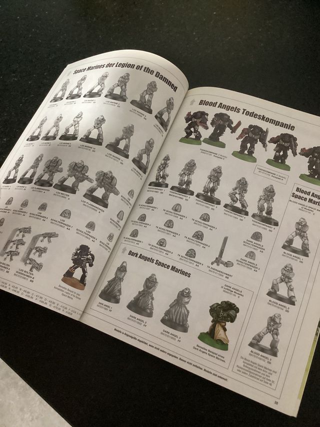 catalogo Marines Espaciales 2003 aleman