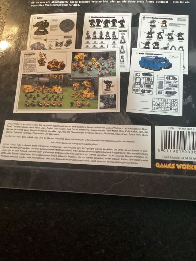 catalogo Marines Espaciales 2003 aleman