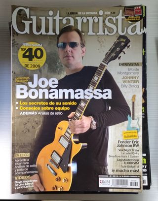 Lote de 10 revistas Guitarrista