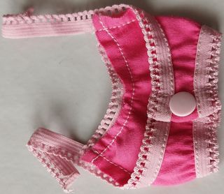 Conjunto Sujetador, Tanga Nancy Rosa