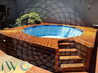 Transformamos tu piscina desmontable con tarima