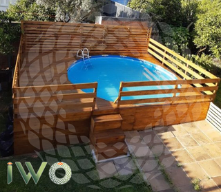 Transformamos tu piscina desmontable con tarima