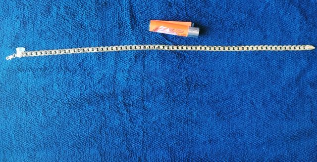 Sólido Cordón Cubano Pesado Amarillo Bañado Oro