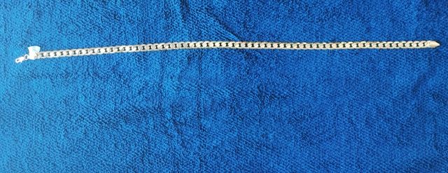 Sólido Cordón Cubano Pesado Amarillo Bañado Oro