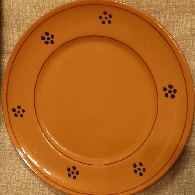 scola olive con piatto j  terracotta