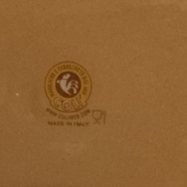 scola olive con piatto j  terracotta