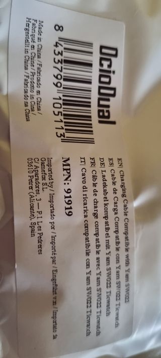 Cavo ricarica smartwatch. Nuovo.