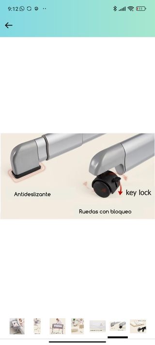 Minicuna Colecho RECLINABLE, Multialturas