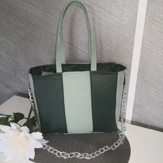 tote bag vera pelle vintage