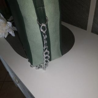 tote bag vera pelle vintage