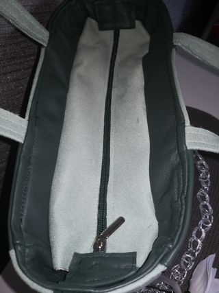 tote bag vera pelle vintage