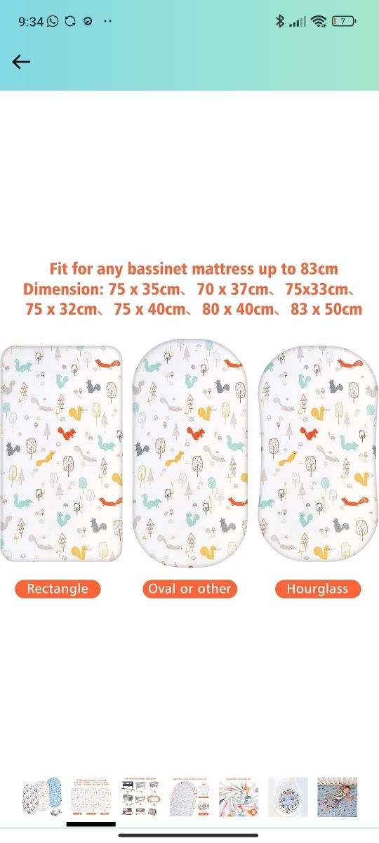 Sabanas bajera minicuna colecho y capazos