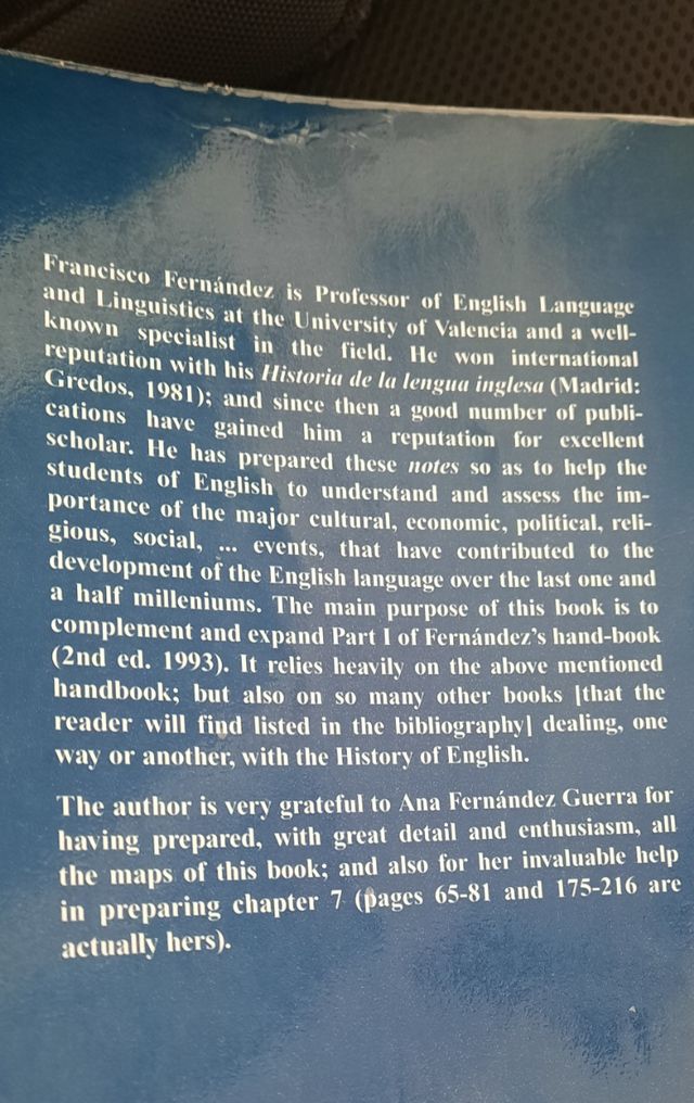 Libro A history of English