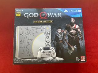 Caja Playstation 4 Pro God of War ps4