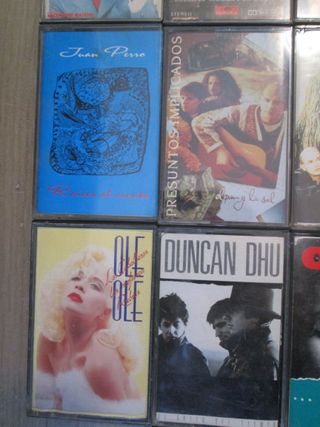 Lote cintas música española.