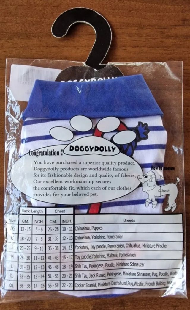 Vestitino cane nuovo