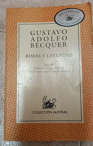 Libro Rimas y Leyendas