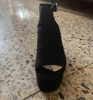 Sandalias Negras Plataforma