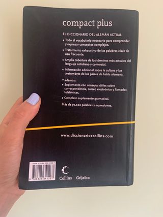 Diccionario collins compact plus ALEMÁN ESPAÑOL