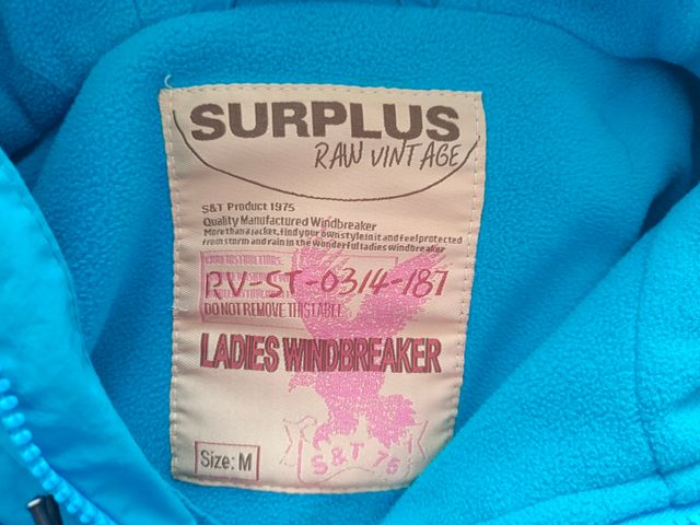 🧥😍 Abrigo M CANGURO impermeable turquesa  💙