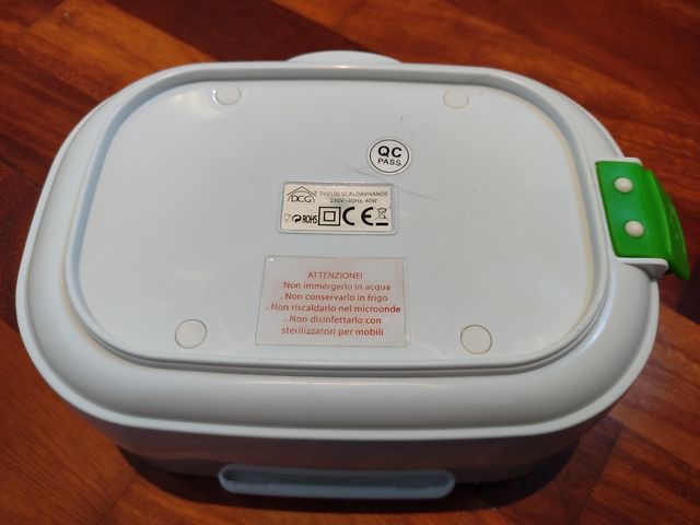 Scaldavivande elettrico portatile