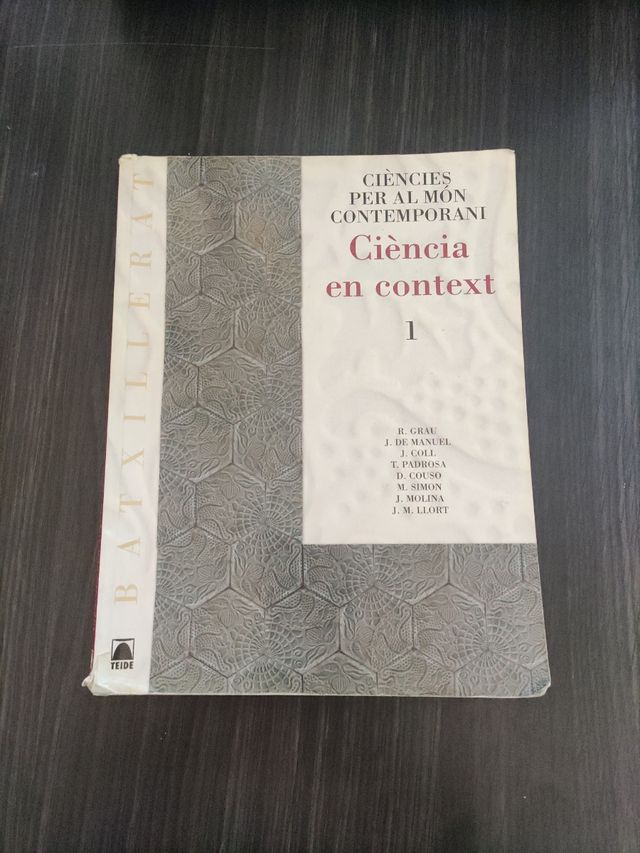 CIÈNCIES PER AL MÓN CONTEMPORANI