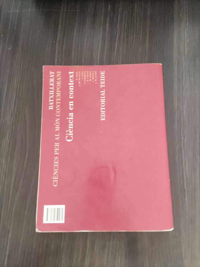 CIÈNCIES PER AL MÓN CONTEMPORANI