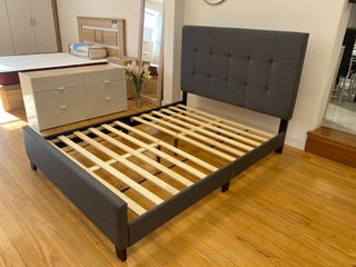 CAMA NUEVA ELEGANTE EN TELA 