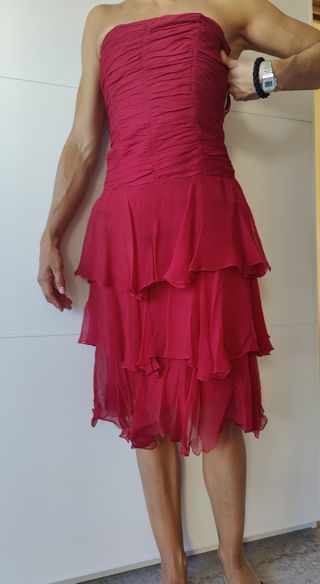 Vestido de fiesta tintoretto granate