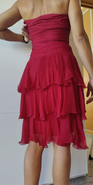 Vestido de fiesta tintoretto granate