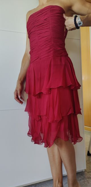 Vestido de fiesta tintoretto granate