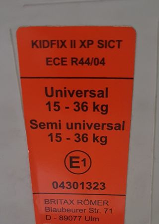 Silla Romer Britax Kidfix II XP SICT