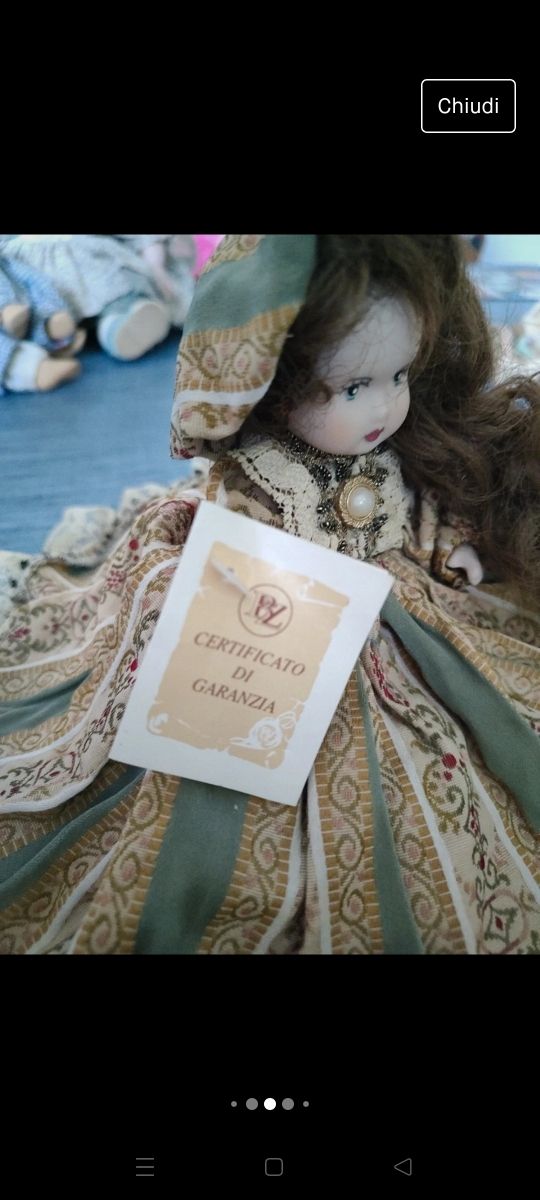 Bambola di porcellana Capodimonte 