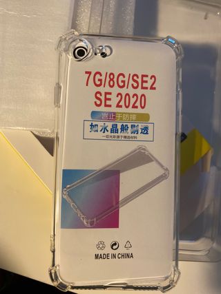 Funda Iphone 7, iphone 8, iphone SE transparente