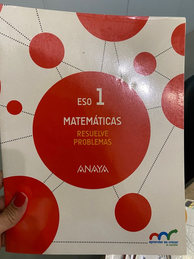 Libros Matematicas 1-Eso Anaya