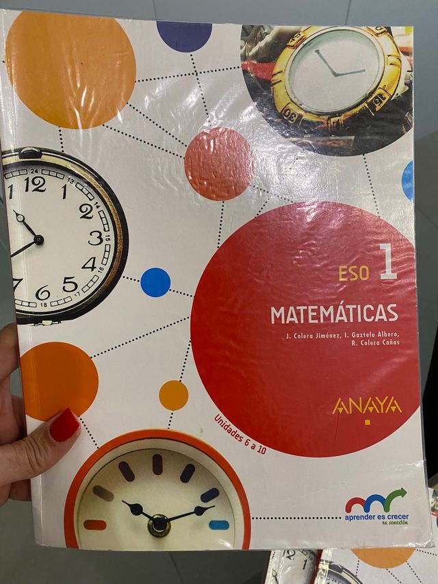 Libros Matematicas 1-Eso Anaya